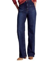 Boden - Patch Pocket Relaxed Straight Leg Jeans - Lyst