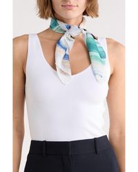 Vince Camuto - Watercolor Stripe Square Scarf - Lyst