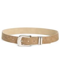Steve Madden - Puffy Buckle Leather Belt - Lyst