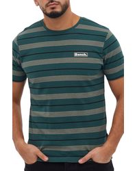 Bench - Milos Striped Cotton T-shirt - Lyst
