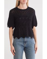 Splendid - Dallas Open Stitch Sweater - Lyst