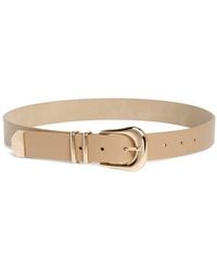 Steve Madden - Chunky Buckle Belt - Lyst