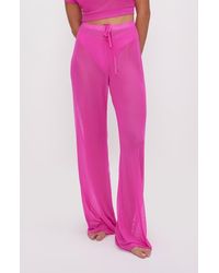 GOOD AMERICAN - Mesh Cover-Up Pants - Lyst