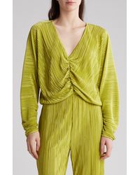 GOOD AMERICAN - Always Fits Plissé Ruched Top - Lyst
