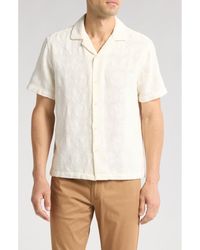 Cactus Man - Relax Textured Camp Shirt - Lyst