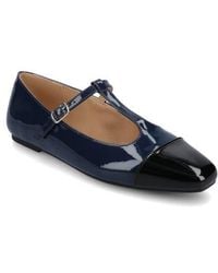 Journee Collection - Thea T-Strap Flat - Lyst