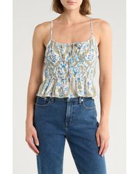 NSR - Strappy Smocked Camisole - Lyst