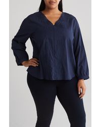 Forgotten Grace - Embroidered Cotton Top - Lyst