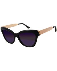 True Religion 49mm Cat Eye Sunglasses In Black At Nordstrom Rack