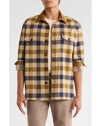Brooks Brothers - Corduroy Collar Plaid Shirt Jacket - Lyst