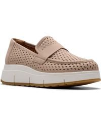 Clarks - Loriini Edge Platform Wedge Loafer - Lyst