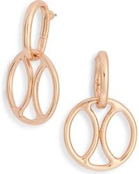 Karine Sultan - Round Link Dangle Drop Earrings - Lyst