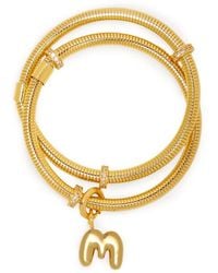 Saachi - Bubble Charm Initial Bracelet - Lyst