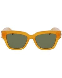 Longchamp - 53Mm Gradient Modified Rectangular Sunglasses - Lyst