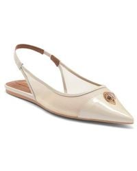 Kurt Geiger - Belgravia Eagle Slingback Flat - Lyst