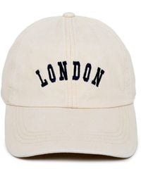 David & Young - London Embroidered Cotton Baseball Cap - Lyst
