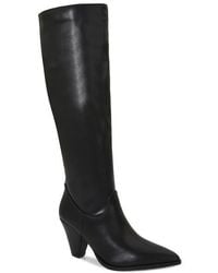 BERNESS - Cone Heel Knee High Boot - Lyst