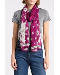 Longchamp - Print Scarf - Lyst