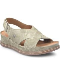 Børn - Ebba Slingback Platform Wedge Sandal - Lyst