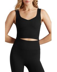 Rhone - Embrace Seamless Rib Crop Top - Lyst