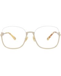 Chloé - 56Mm Square Optical Glasses - Lyst