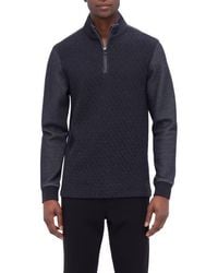 Bugatchi - Quarter Zip Pullover - Lyst