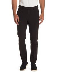 Calvin Klein - Black Solid Skinny Tapered Trousers - Lyst