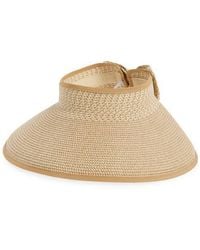 Nordstrom Rack - Back Bow Straw Visor - Lyst