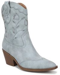 Sam & Libby - Flash Western Faux Leather Bootie - Lyst
