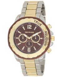 TRUE RELIGION Chronograph Bracelet Watch, 45.1Mm in Gray for Men