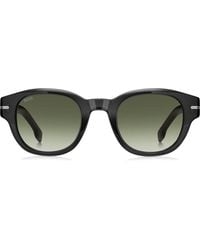 BOSS - 48Mm Gradient Small Rectangular Sunglasses - Lyst