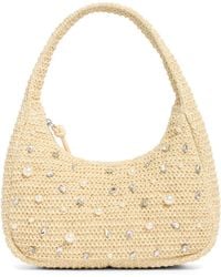 Steve Madden - Embellished Woven Shoulder Bag - Lyst