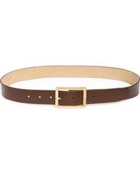 Steve Madden - Ribbed Buckle Faux Leather Belt - Lyst