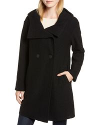 fleurette maxi wrap wool coat