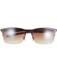 Vince Camuto - 62mm Half Rim Sunglasses - Lyst