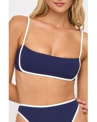 LSPACE - Hazel Ribbed Bikini Top - Lyst