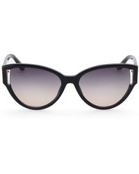 Guess - 56mm Gradient Butterfly Sunglasses - Lyst