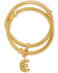 Saachi - Bubble Charm Initial Bracelet - Lyst