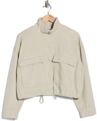 Scotch & Soda - Cropped Utility Jacket - Lyst