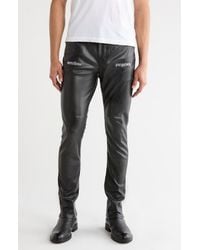RTA - Bryant Faux Leather Skinny Pants - Lyst