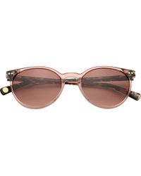 Ted Baker - 53Mm Gradient Round Sunglasses - Lyst