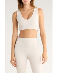 X By Gottex - Rib Insert Activewear Bra - Lyst