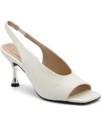 Adrienne Vittadini - Janice Peep Toe Slingback Pump - Lyst