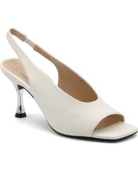 Adrienne Vittadini - Janice Peep Toe Slingback Pump - Lyst
