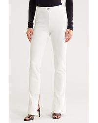 Off-White c/o Virgil Abloh - Sleek Split Cuff Flare Leggings - Lyst