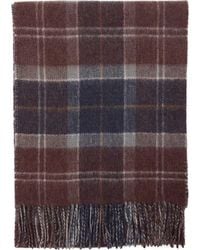 Barbour - Dramside Reversible Lambswool Scarf - Lyst
