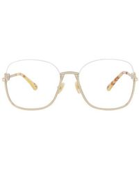 Chloé - 56Mm Square Optical Glasses - Lyst