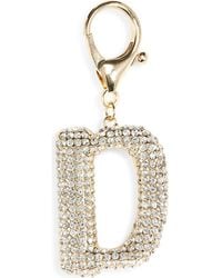 Leith - Pavé Initial Bag Charm - Lyst