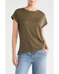 Bobeau - Caty Shirred Side T-Shirt - Lyst