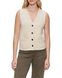 Sanctuary - Textured Sweater Vest - Lyst